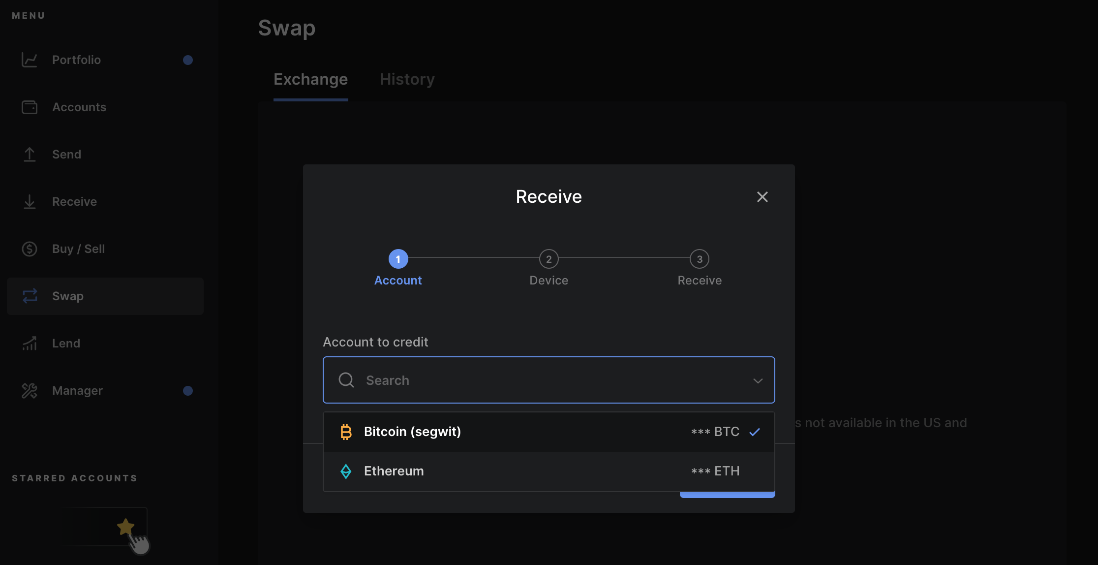 Sending transaction on Nano S