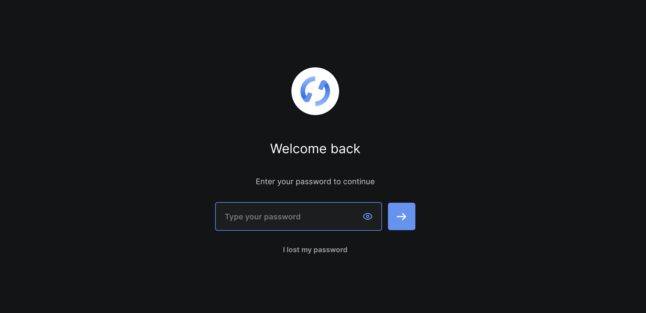 Ledger live welcome screen