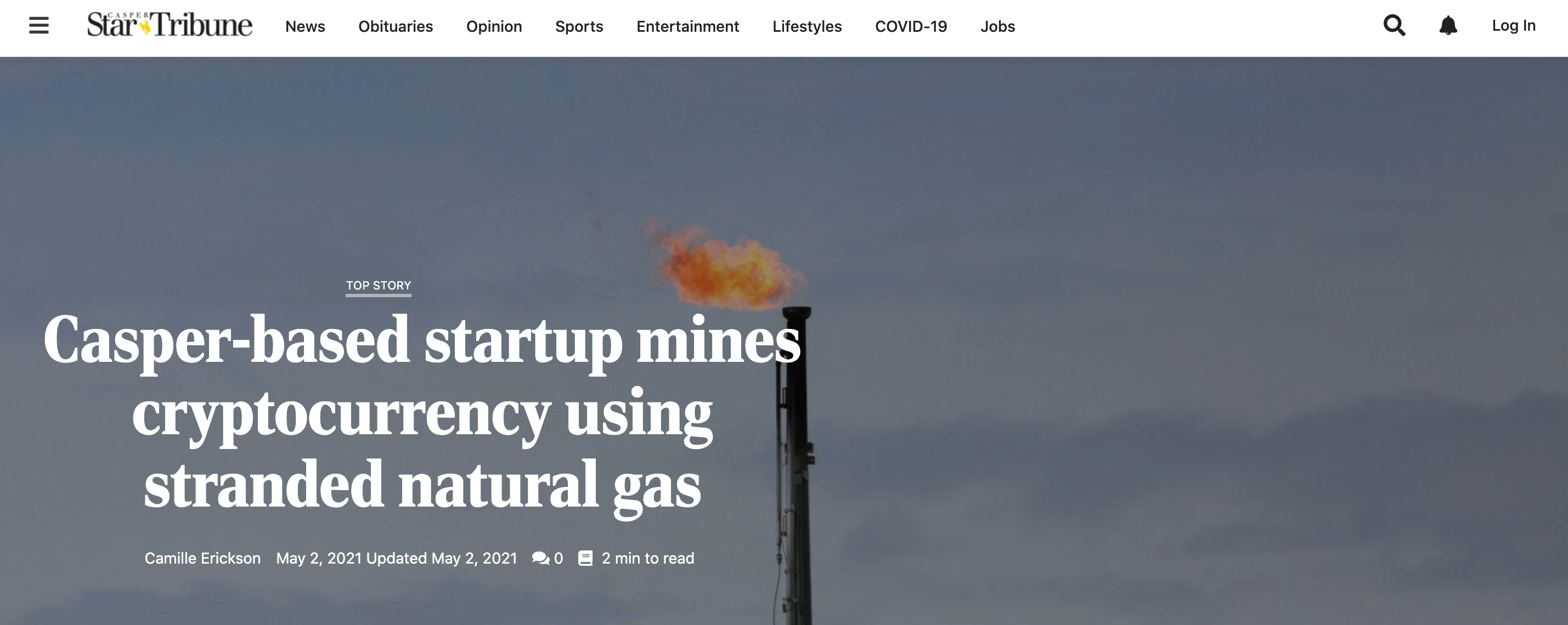 Stranded energy article